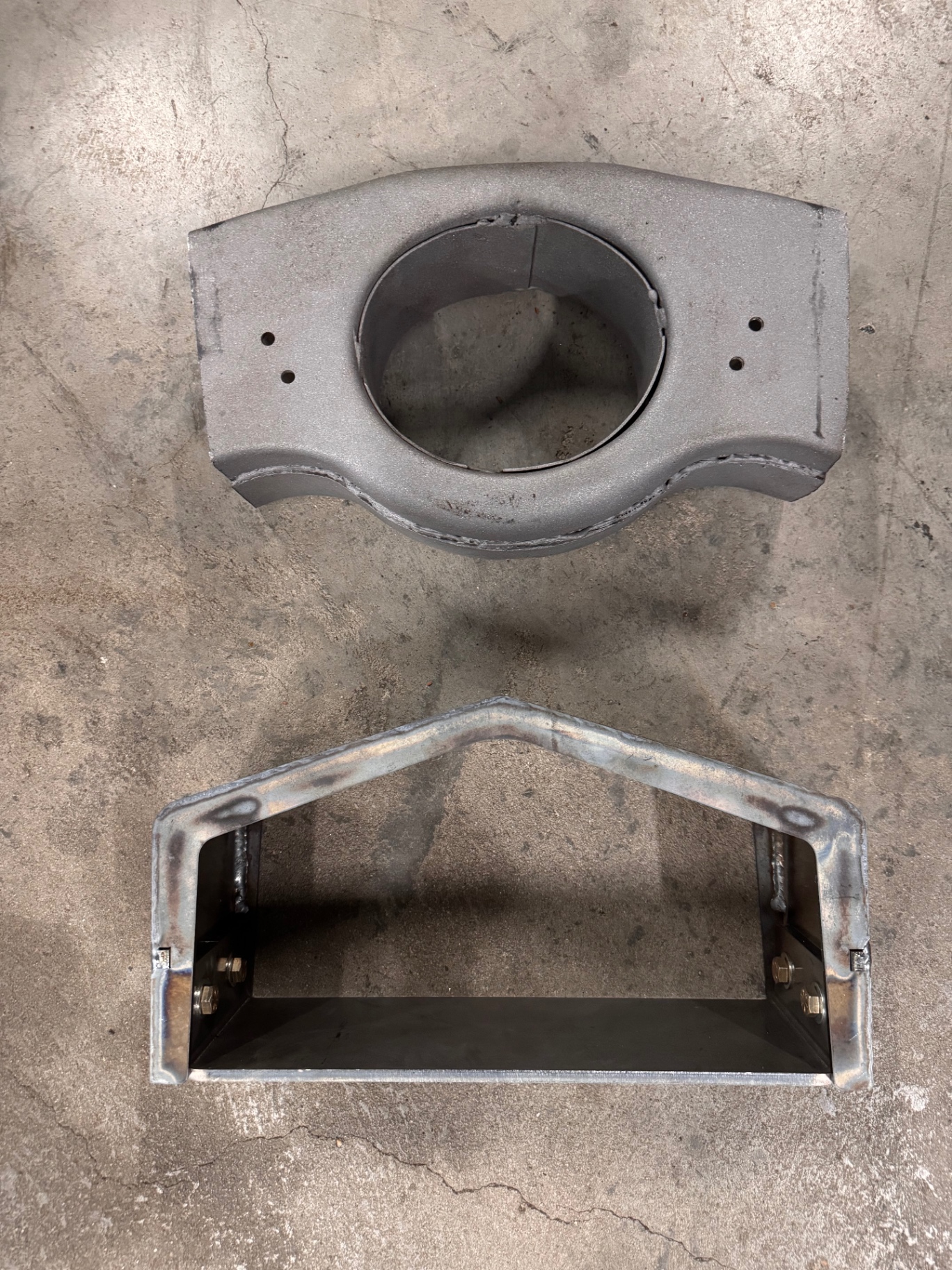 Hammer Fab driveshaft loop and pinion mount, ready to install