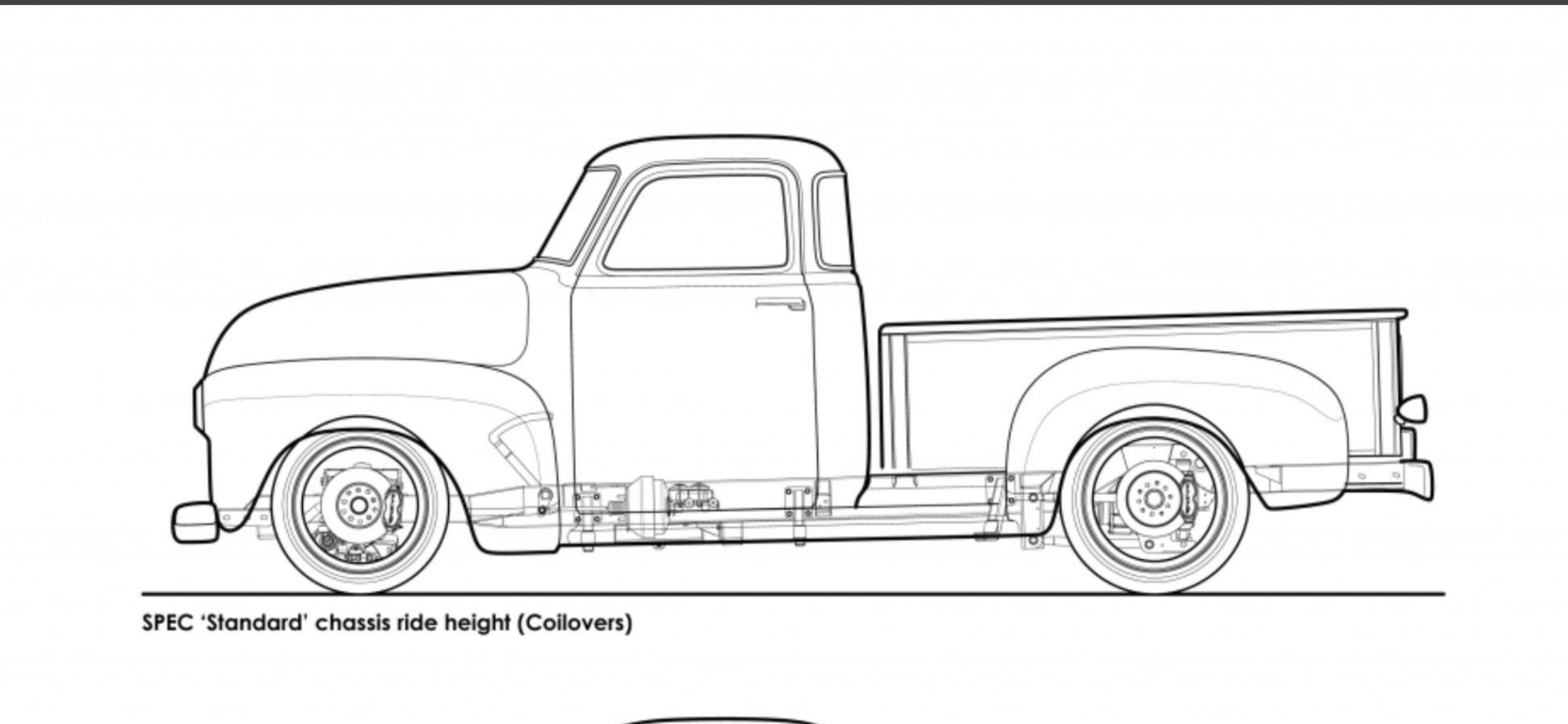 SPEC 'Standard' chassis ride height (coilovers) — profile reference showing wheel-to-fender relationship the chassis was set up to achieve.