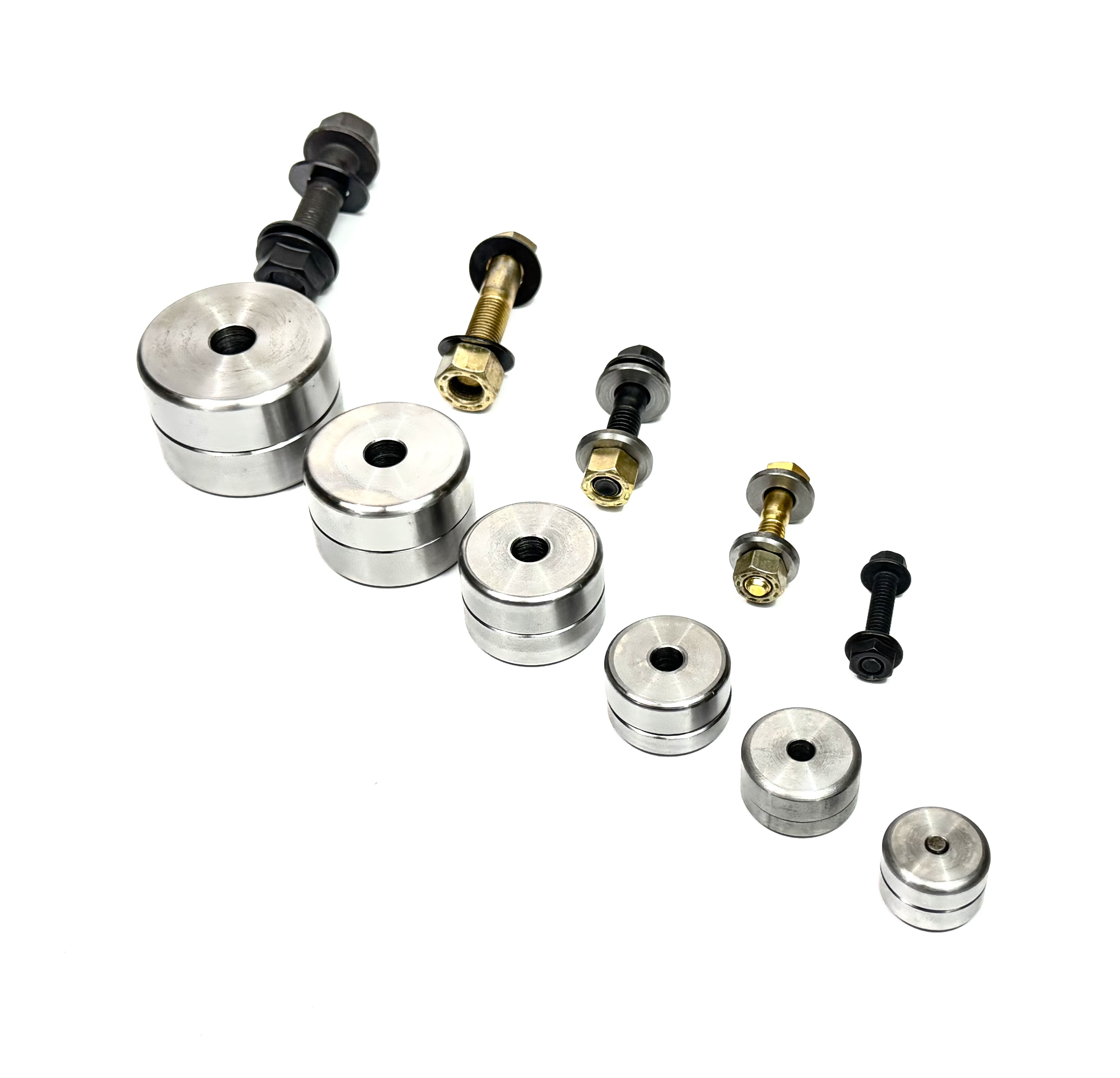Machined Quick Lugs fastener hardware set