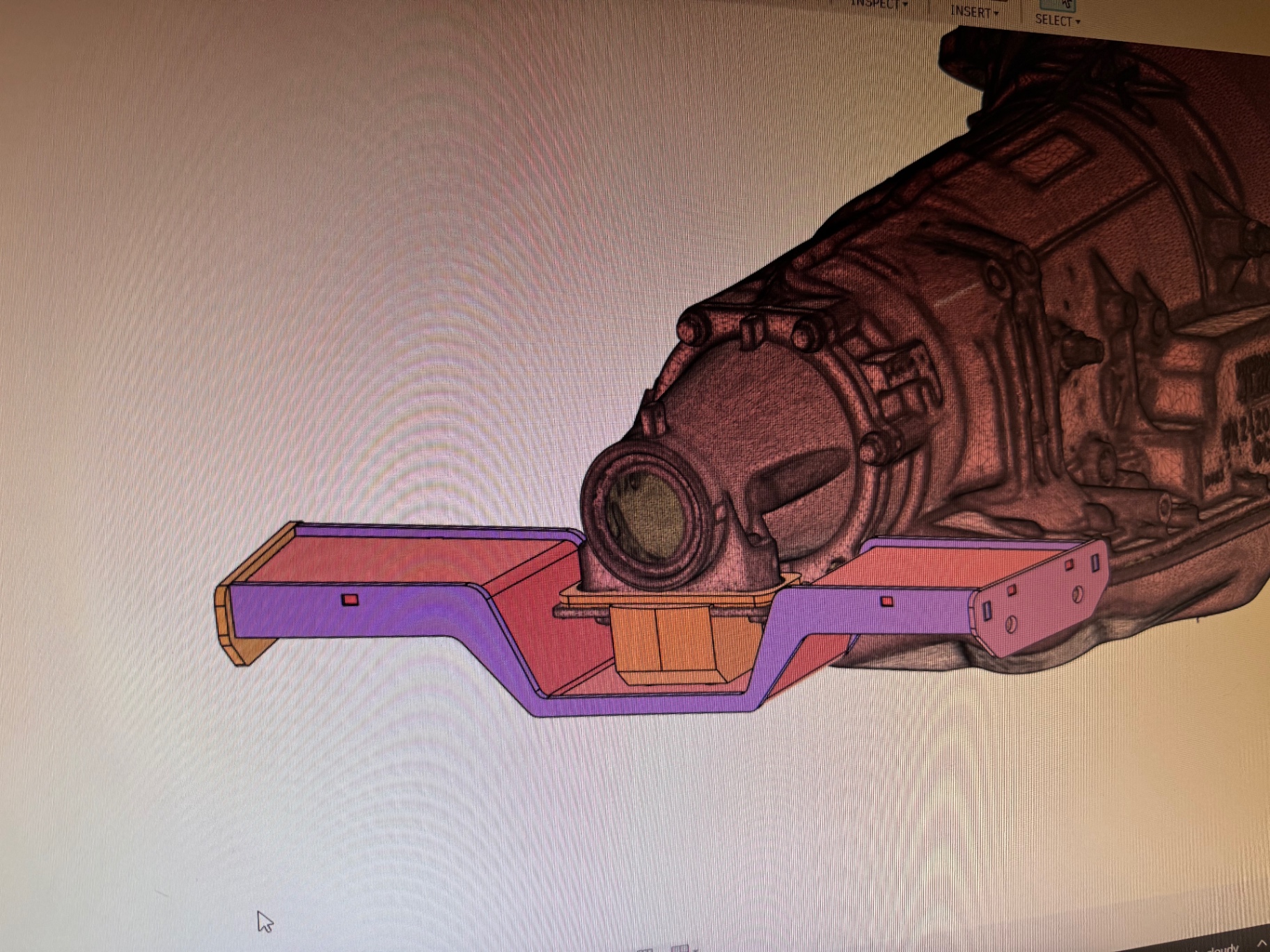 CAD modeled from 3D scan data