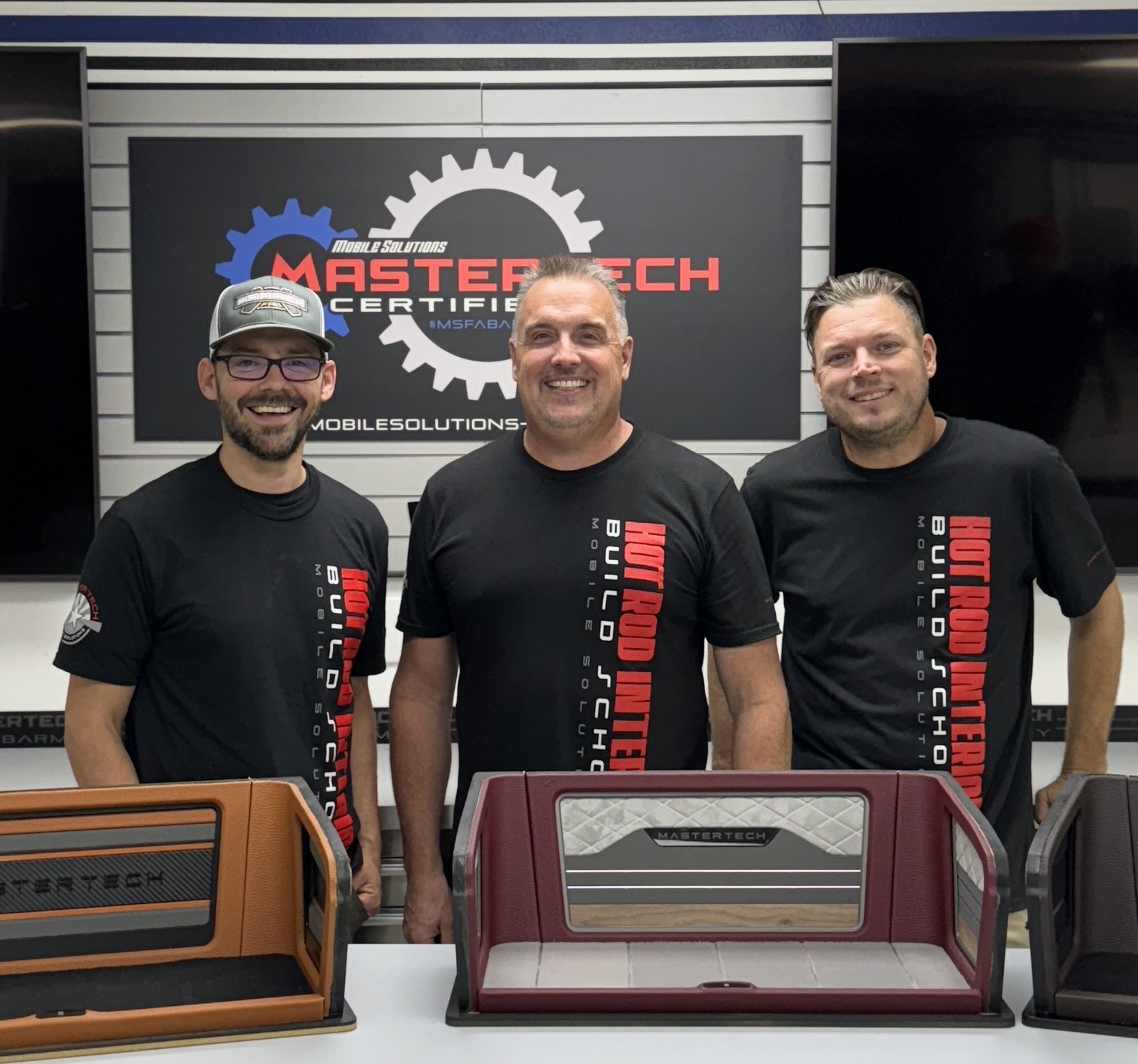 With the Mobile Solutions MasterTech crew and the rest of the class panels.