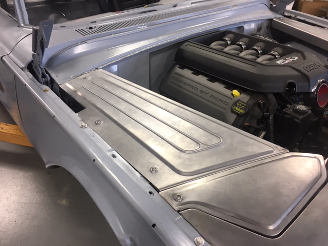 Installed inner fender panel — Quick Lugs make the whole set removable.