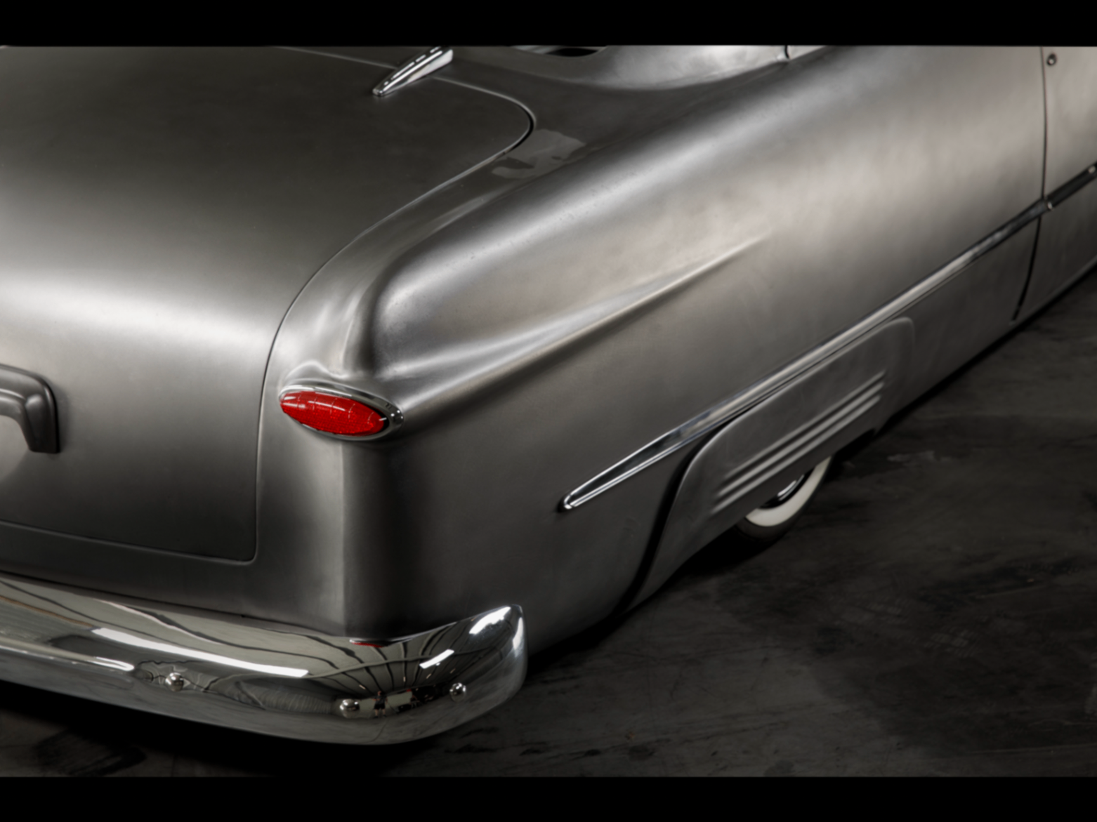 Rear quarter and taillight detail before color.
