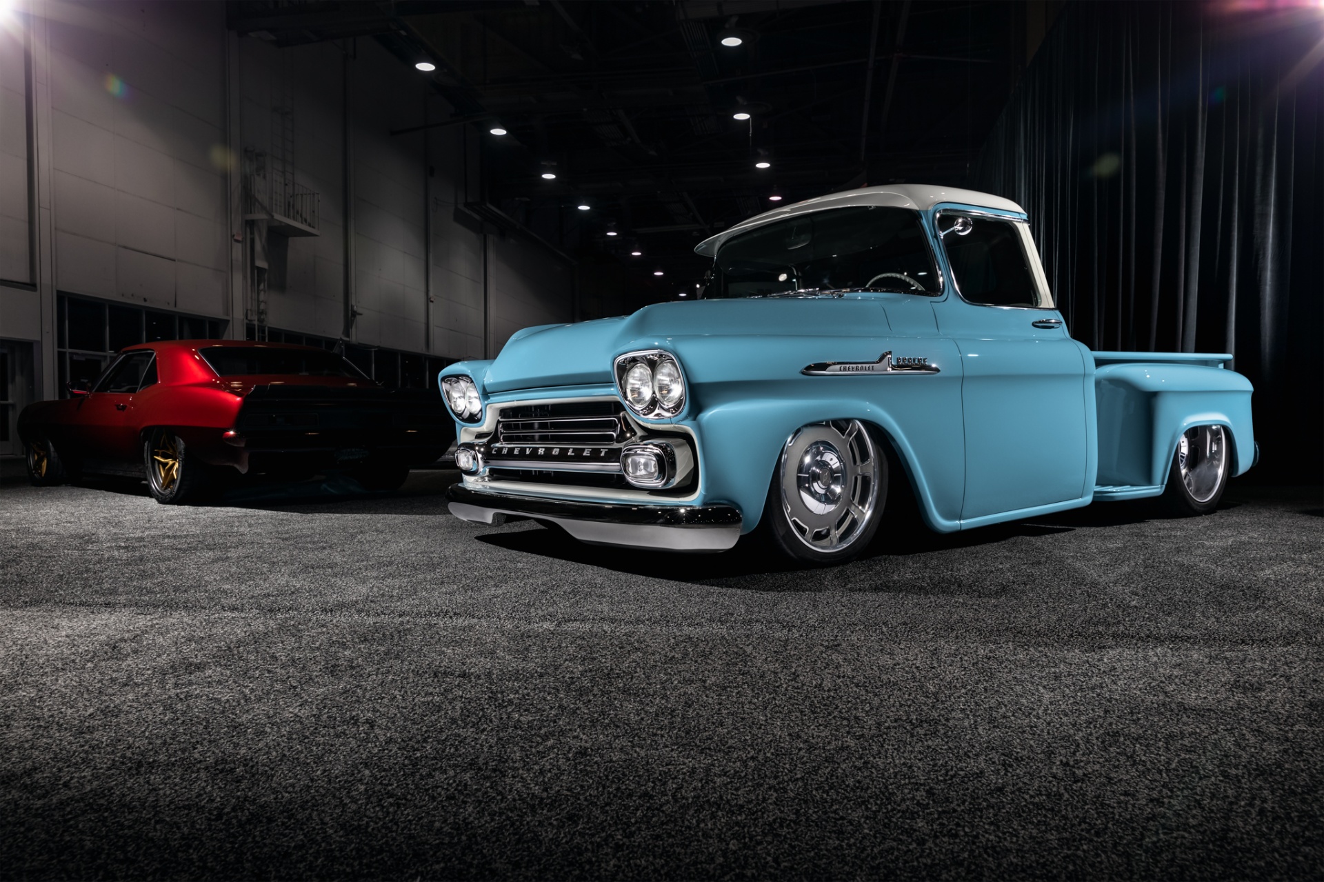 SEMA 2019 reveal shot in the HRIA booth.