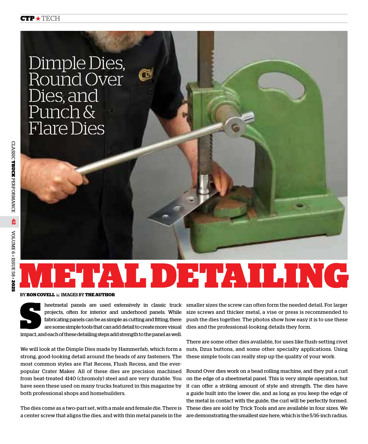 Classic Truck Performance — Metal Detailing cover page